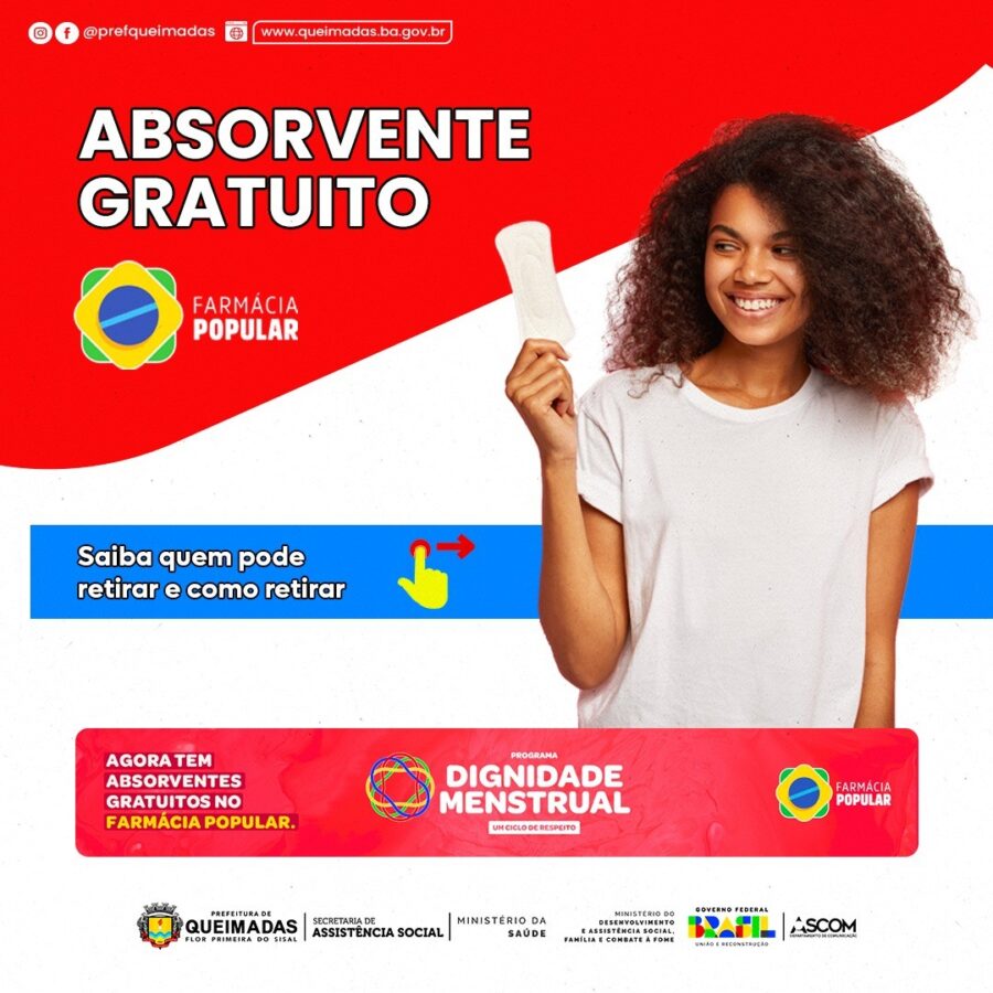 Absorventes Gratuitos: Passo a Passo para Receber Hoje